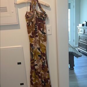 Elan Multicolor Floral Maxi Dress